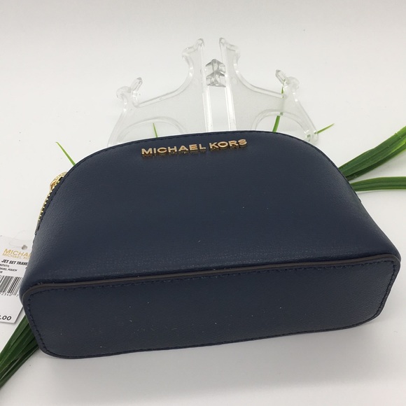 Jet Set Travel MD Travel Pouch Leather Navy - Picture 3 of 8